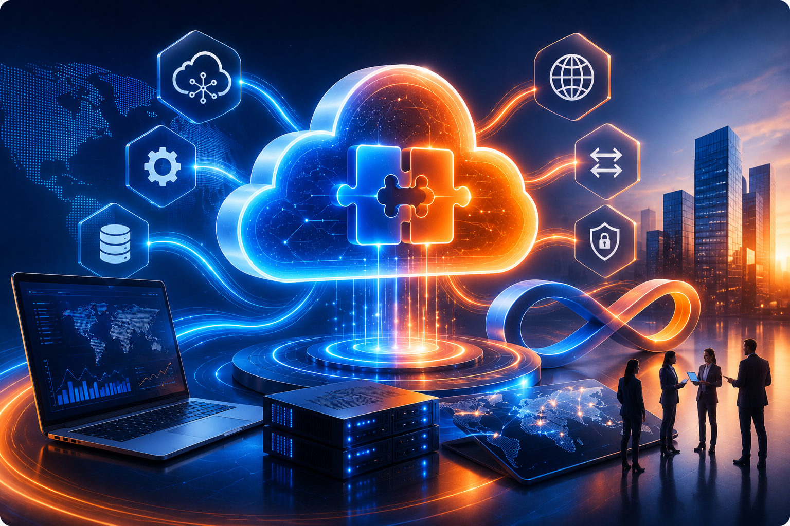 Futuristic cloud network and connectivity