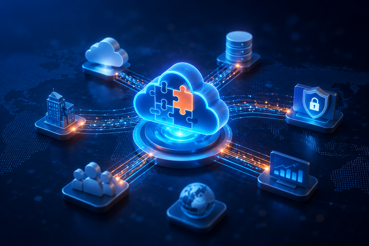 Futuristic cloud network and connectivity
