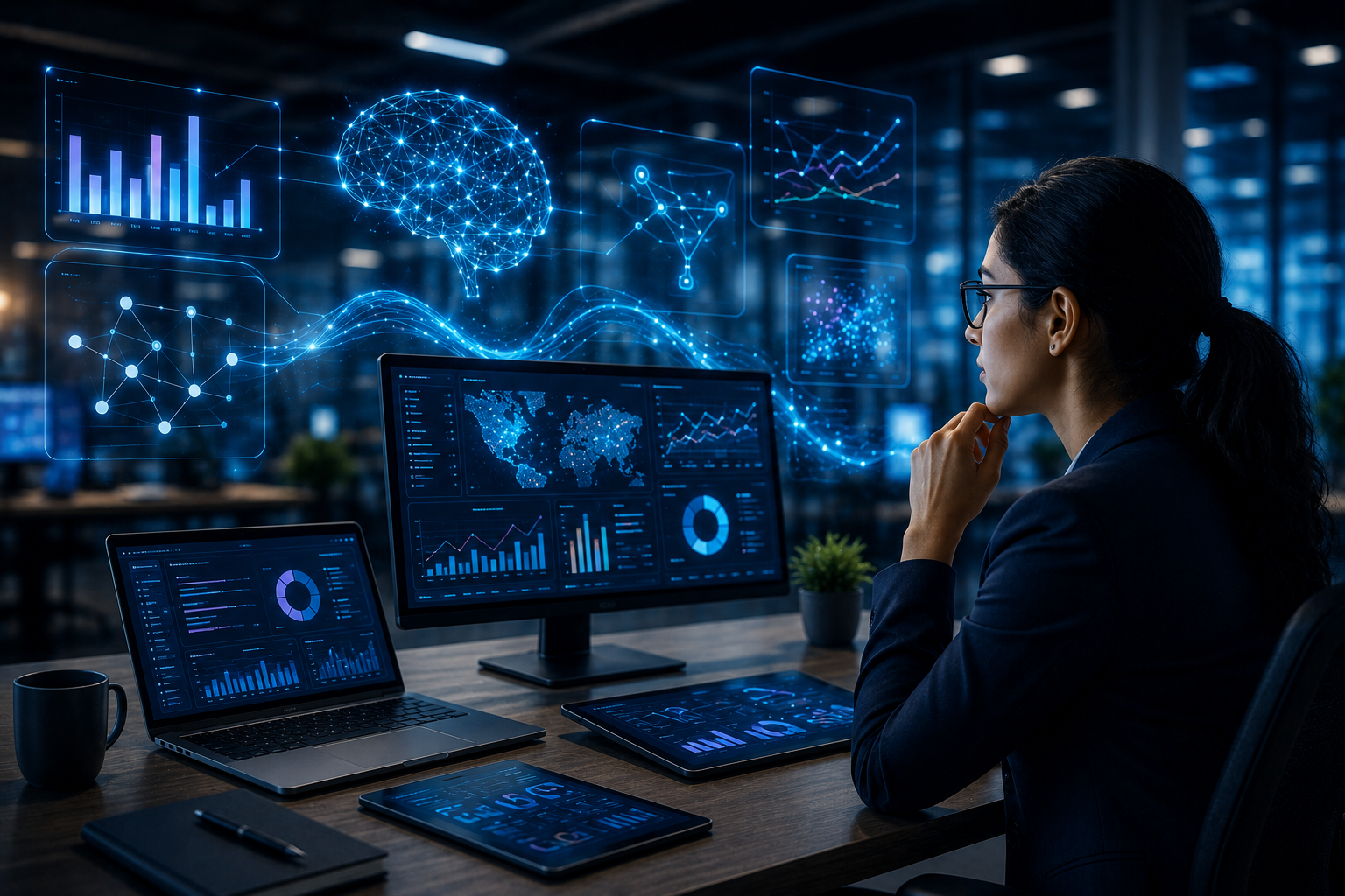 AI-powered analytics dashboard